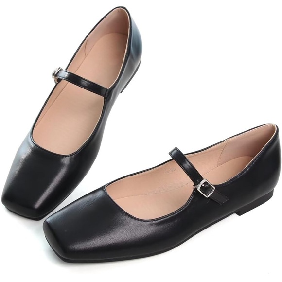 Black leather Mary Jane’s - Picture 3 of 3